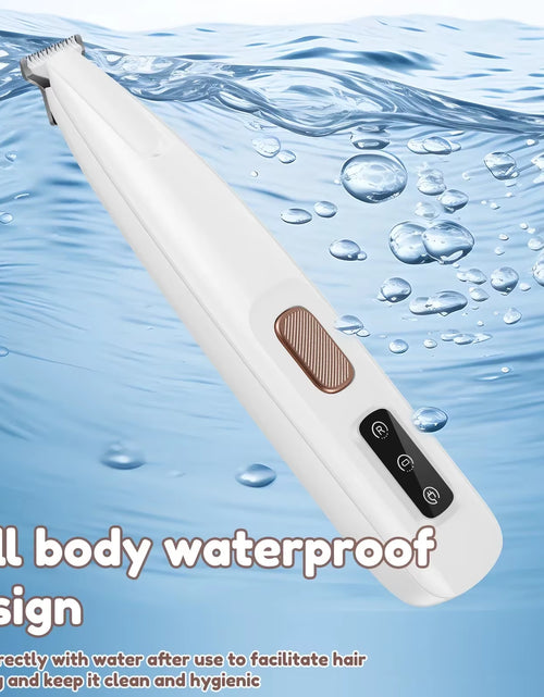 Load image into Gallery viewer, New Dog Paw Trimmer with LED Light Fully Waterproof Pet Hair Trimmer with LED Display Dog Clippers for Grooming 18Mm Widen Blade
