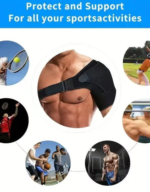 Load image into Gallery viewer, Shoulder Brace with Pressure Pad, Suitable for Both Men and Women, Adjustable Shoulder Brace for Left and Right Shoulder Protect
