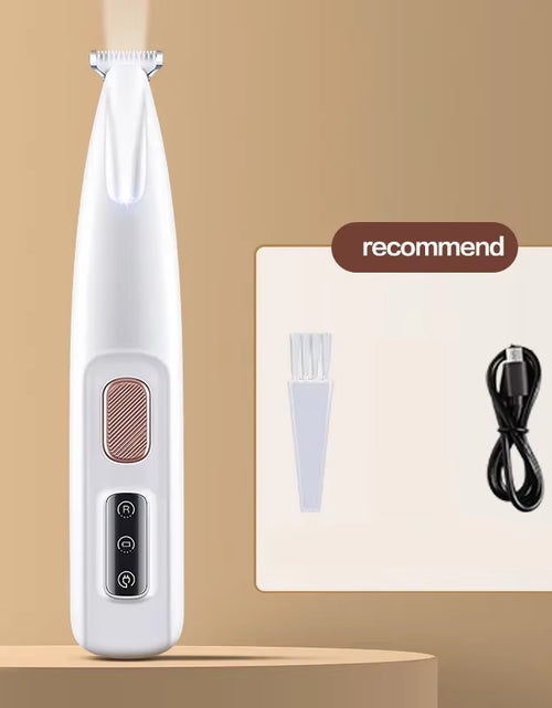 Load image into Gallery viewer, New Dog Paw Trimmer with LED Light Fully Waterproof Pet Hair Trimmer with LED Display Dog Clippers for Grooming 18Mm Widen Blade
