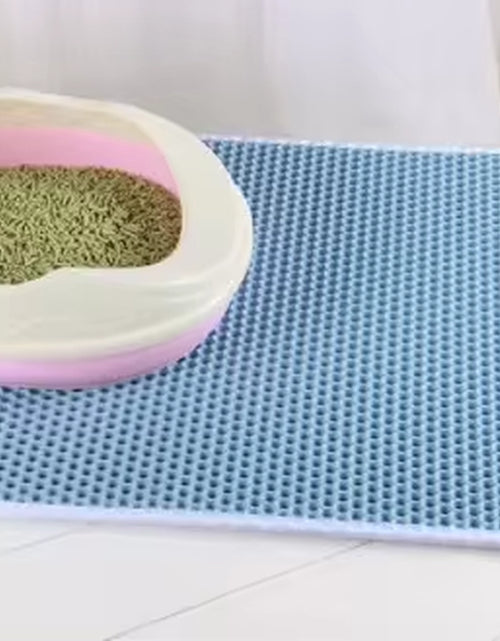 Load image into Gallery viewer, Cat Litter Mat with Gift Double Layer Waterproof Pet Litter Box Mat Non-Slip Sand Cat Pad Washable Bed Mat Clean Pad Products
