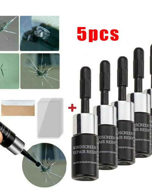 Load image into Gallery viewer, 5PCS Automotive Glass Nano Repair Fluid Car Windshield Resin Crack Tool Kit Universal Car Windscreen Glass Scratch Crack Restore
