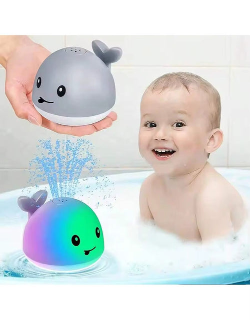 Load image into Gallery viewer, Baby Bath Toys, Toddler Bath Toys for Kids Ages 1-3, Light up Whale Bath Toy Sprinkler, Pool Water Table Infant Baby Toys 6-12-1
