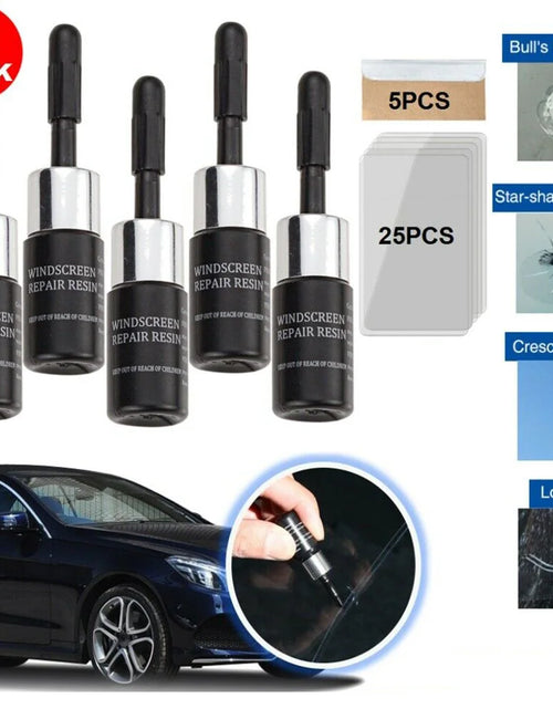 Load image into Gallery viewer, 5PCS Automotive Glass Nano Repair Fluid Car Windshield Resin Crack Tool Kit Universal Car Windscreen Glass Scratch Crack Restore
