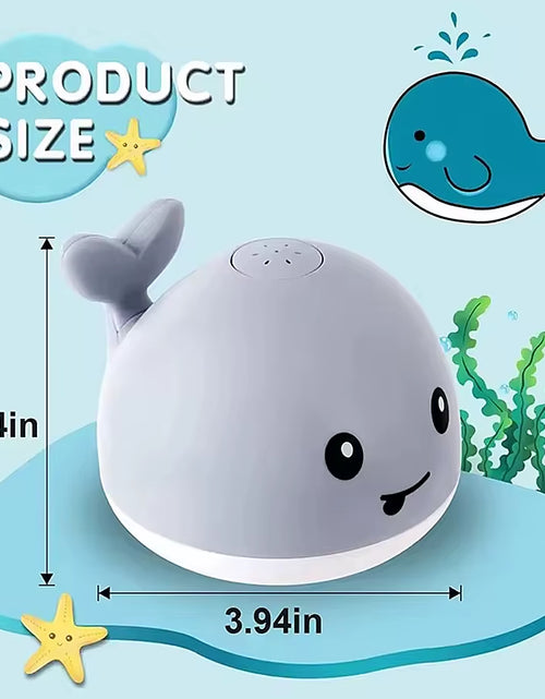 Load image into Gallery viewer, Baby Bath Toys, Toddler Bath Toys for Kids Ages 1-3, Light up Whale Bath Toy Sprinkler, Pool Water Table Infant Baby Toys 6-12-1

