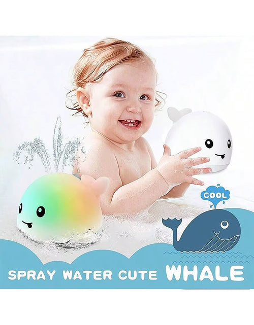 Load image into Gallery viewer, Baby Bath Toys, Toddler Bath Toys for Kids Ages 1-3, Light up Whale Bath Toy Sprinkler, Pool Water Table Infant Baby Toys 6-12-1

