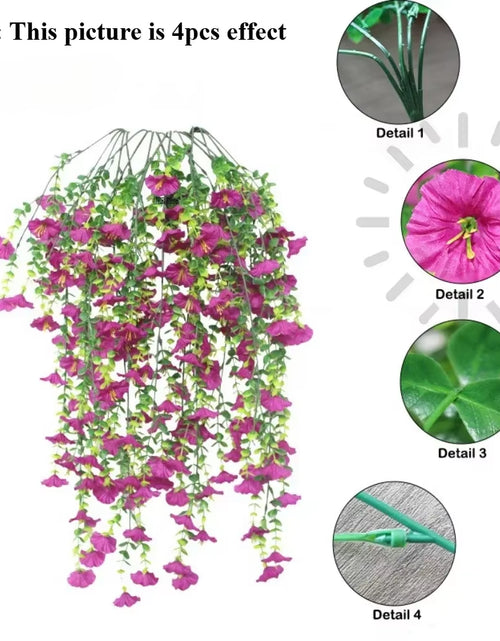 Load image into Gallery viewer, Artificial Flower New Artificial Hanging Flowers and Plants Easter Decoration 2025 Uv-Resistant and Realistic Room Decor Wedding
