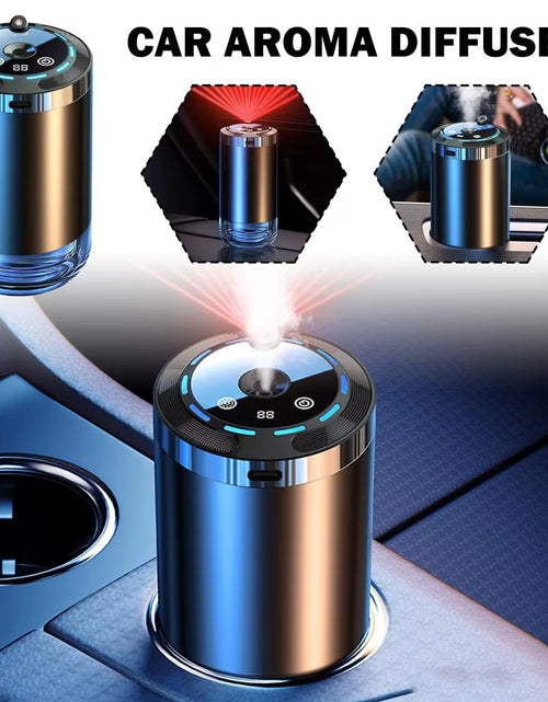Load image into Gallery viewer, Smart Car Air Freshener, Rechargeable Car Aroma Diffuser, 5 Levels of Adjustable Intelligent Car Diffuser
