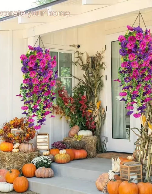 Load image into Gallery viewer, Artificial Flower New Artificial Hanging Flowers and Plants Easter Decoration 2025 Uv-Resistant and Realistic Room Decor Wedding
