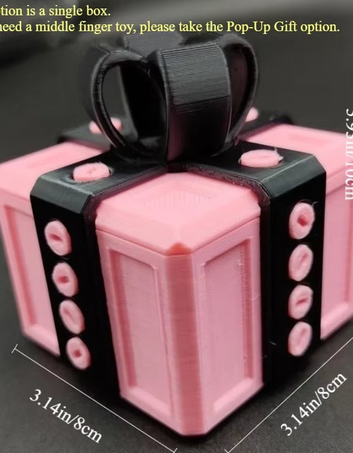 Load image into Gallery viewer, The Annoying Present with Middle Finger in a Box Gift Box with Screws Prank Surprise Pop-Up Novelty Funny Gifts for Adult Toys

