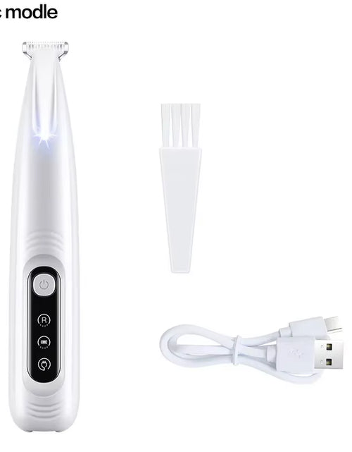 Load image into Gallery viewer, New Dog Paw Trimmer with LED Light Fully Waterproof Pet Hair Trimmer with LED Display Dog Clippers for Grooming 18Mm Widen Blade
