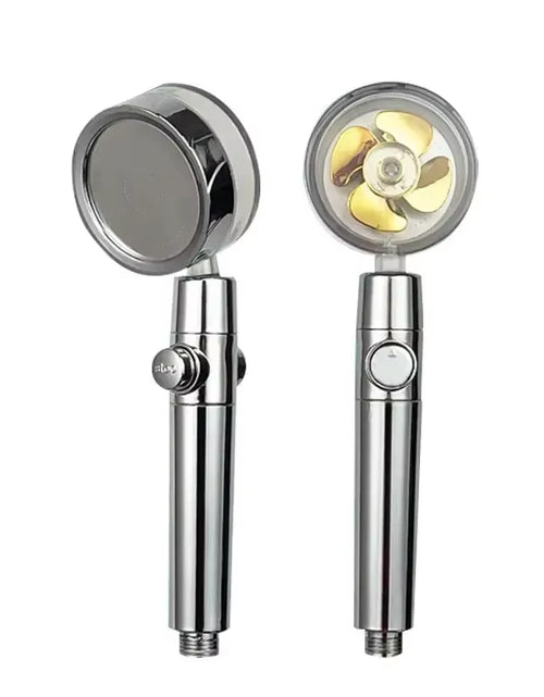 Load image into Gallery viewer, Pressurized Shower Head Water Saving 360 Rotating Twin Turbo Pressurized Propeller Fan Shower Head Bathroom Accessories
